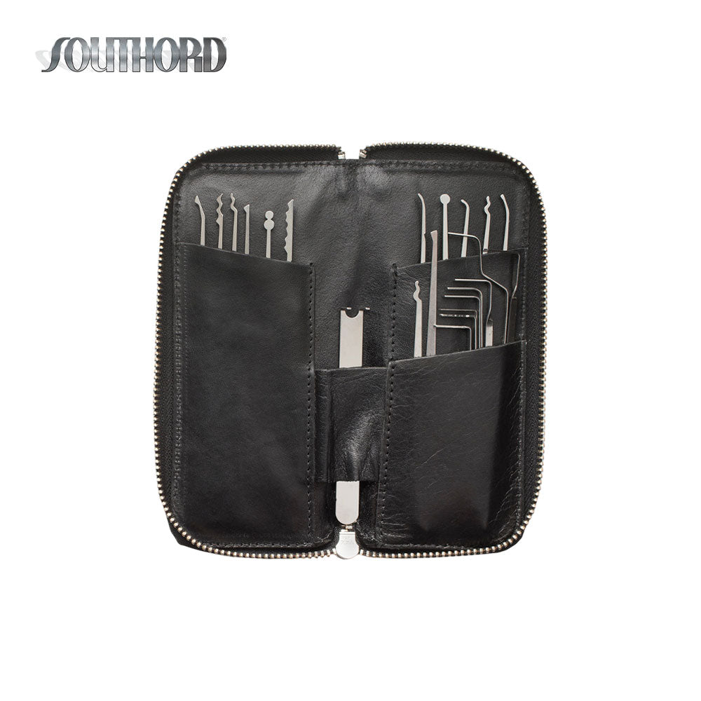 SouthOrd - M2000 - MAX High Yield Lock Pick Set with Rivetless Stainless Handles - .025 Inch - 22 Pieces