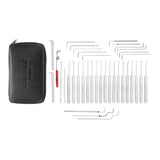 SouthOrd - M4000B - MAX High Yield Lock Pick Set with Rivetless Stainless Handles - .020 Inch - 37 Pieces