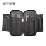 SouthOrd - M4000B - MAX High Yield Lock Pick Set with Rivetless Stainless Handles - .020 Inch - 37 Pieces
