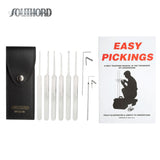 SouthOrd - MPXS-08B - Deluxe Lock Pick Set with Easy Pickings Book - 8 Pieces