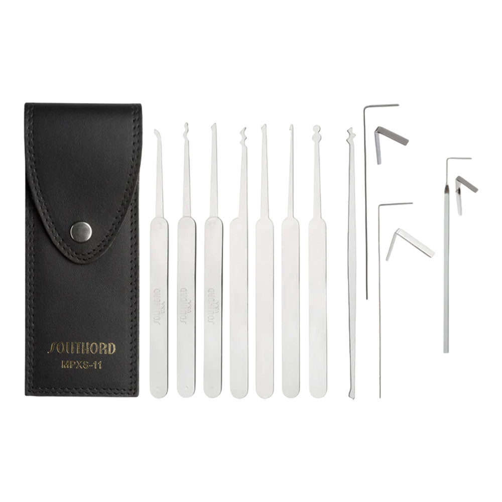 SouthOrd - MPXS-11 - Lock Pick Set with Metal Handles - 11 Pieces
