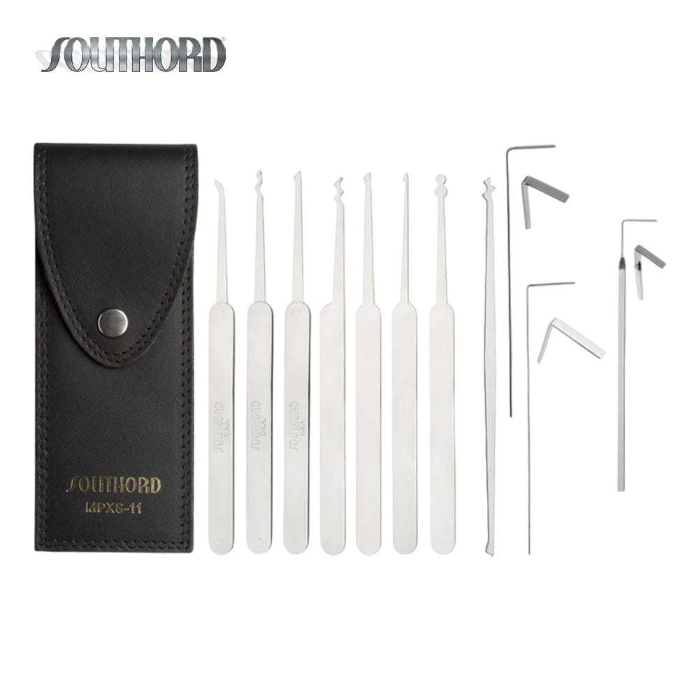 SouthOrd - MPXS-11 - Lock Pick Set with Metal Handles - 11 Pieces