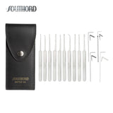 SouthOrd - MPXS-14 - Deluxe Lock Pick Set with Metal Handles - 14 Pieces