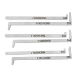 SouthOrd - TOK-FRP - Top of the Keyway Tension Tool Set for Flush and Recessed Plugs - 6 Pieces