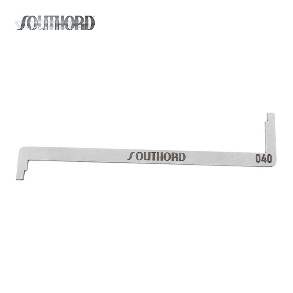 SouthOrd - TOK-RP-040 - Top of the Keyway Tension Tool for Recessed Plugs - .040 Inch