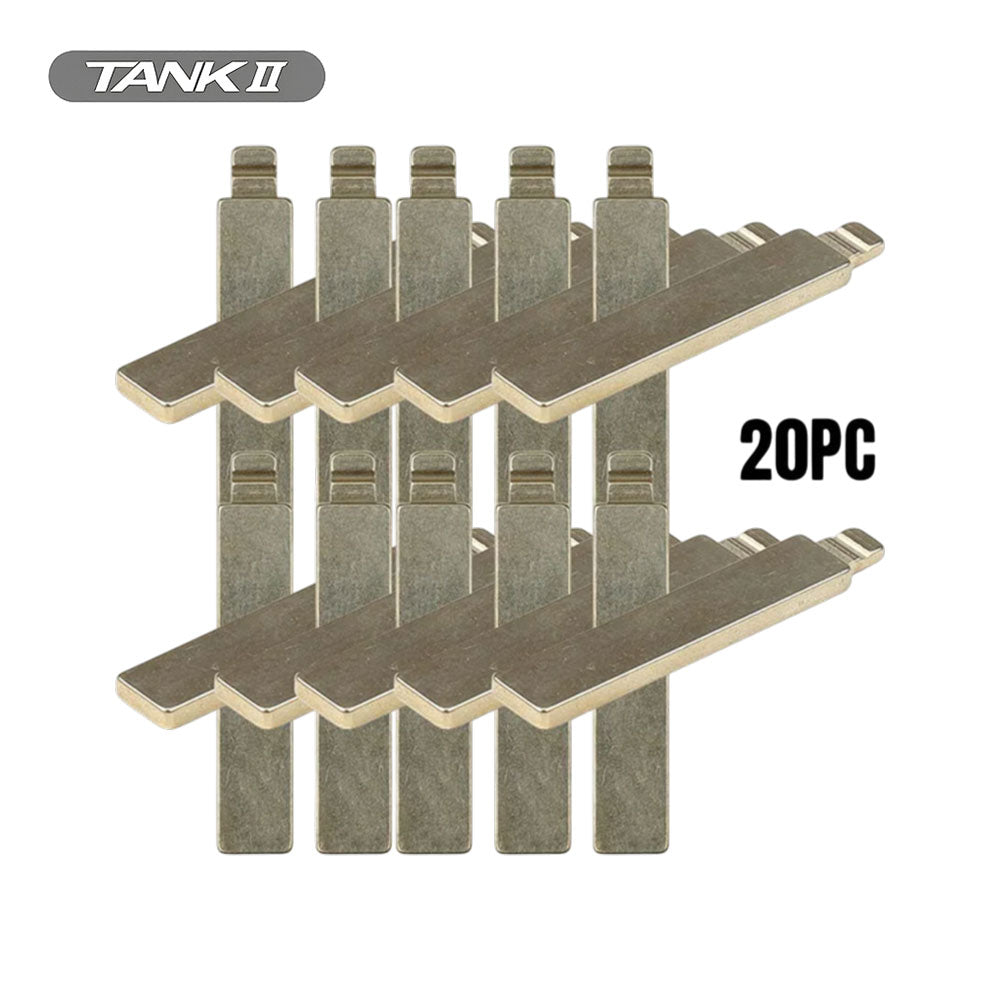 TANK H007 L Super Key Blank Set - 20 Pcs