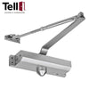 TELL 500 Series Light Duty Commercial Door Closer - Standard Arm - Grade 3 - Aluminum
