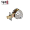 TELL DB2051 Series Standard Duty Tubular Deadbolt - Single Cylinder IC Core - Grade 2 - Optional Finish