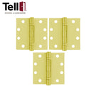 TELL Ball Bearing Hinge - 4-1/2 Inch X 4-1/2 Inch - Optional Pin - Optional Finish