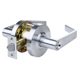 TELL LC1275 Cortland Lever (CTL) Heavy Duty Cylindrical Leverset - 2-3/4 Inch Backset - Grade 1 - Passage - Optional Finish