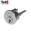 TELL - Rim Cylinder - 1-1/2" Length - Optional Keyway - 26D (Satin Chrome)