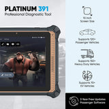 THINKCAR PLATINUM 391 - 10 inch OBD2 Full System Diagnostic Scanner with Maintenance Reset Functions