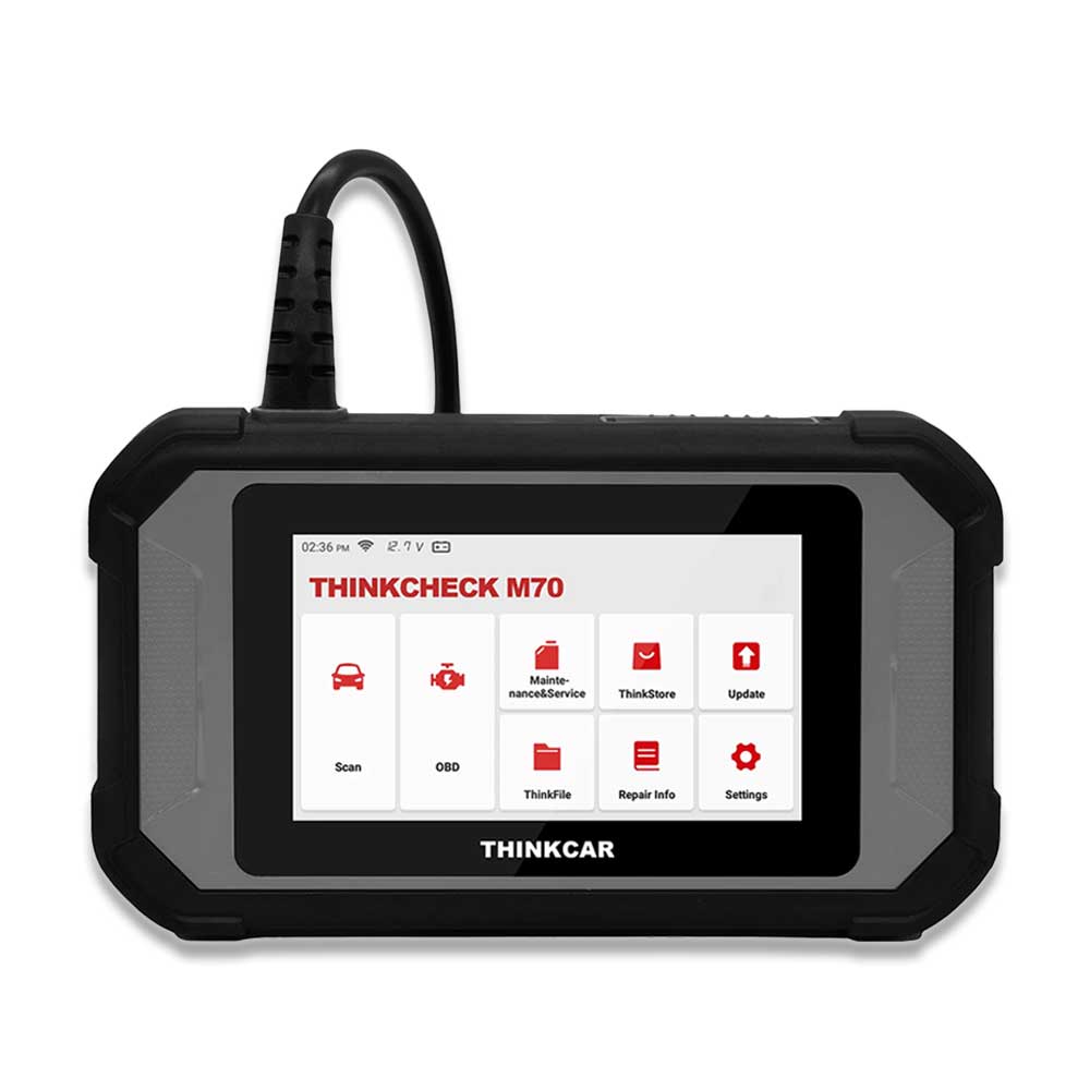 THINKCAR THINKCHECK M70 - 5 inch Professional OBD2 Scanner Car Code Re ...