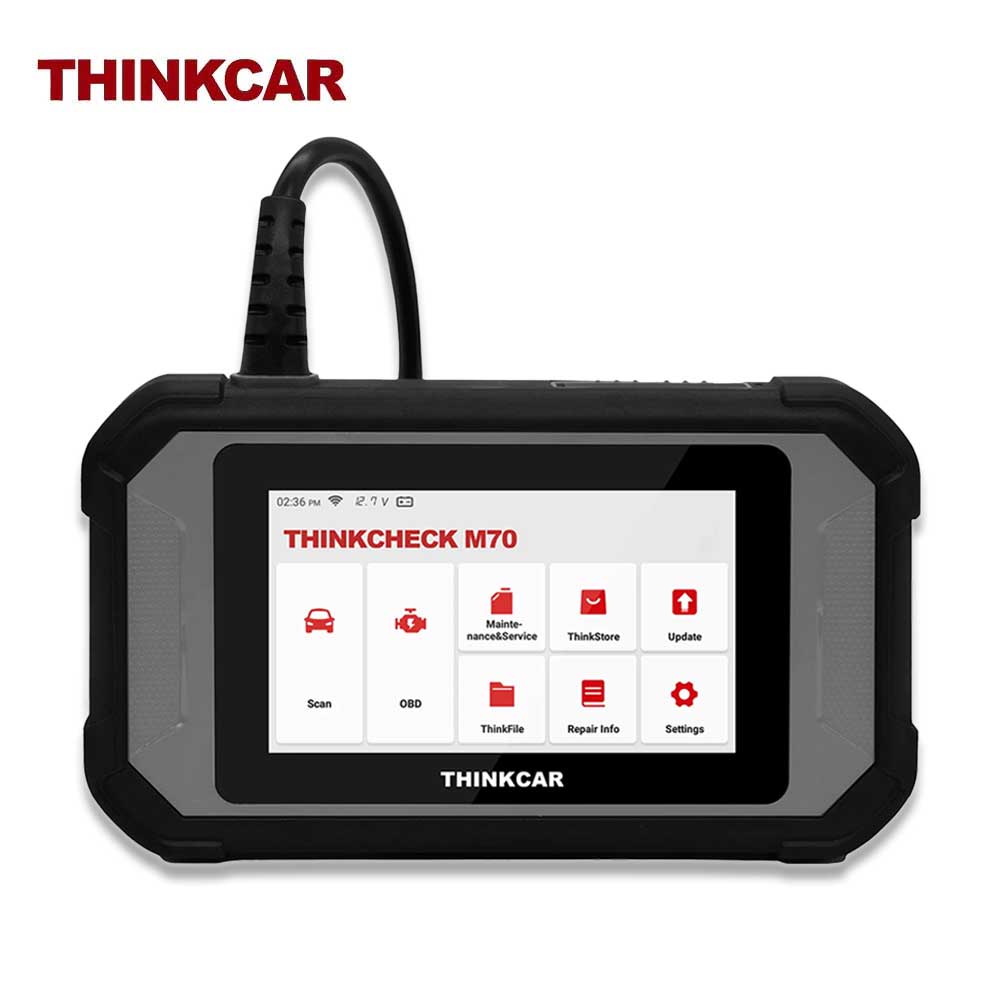 即完 7インチ DETERMINATIONS Under My Skin THINKCAR THINKCHECK M70 - 5 inch Professional OBD2 Scanner Car