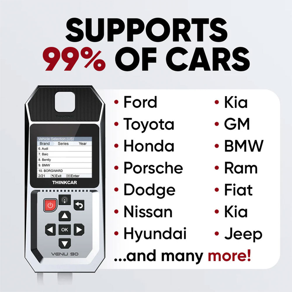 THINKCAR Venu 90 - TPMS Scanner Activation Diagnostic Tool