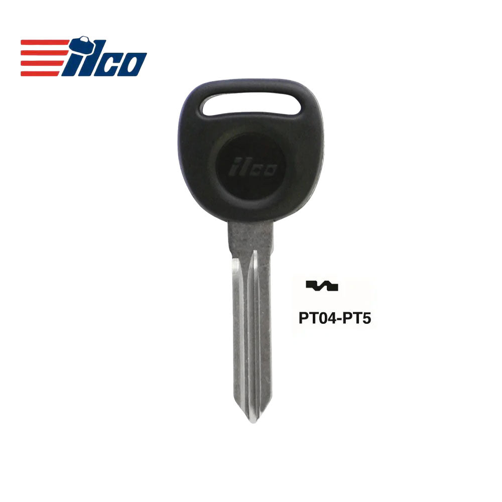 2004 - 2009 Buick Pontiac Cloneable Transponder Key - T5 Chip - Z Keyway - PT04-PT5