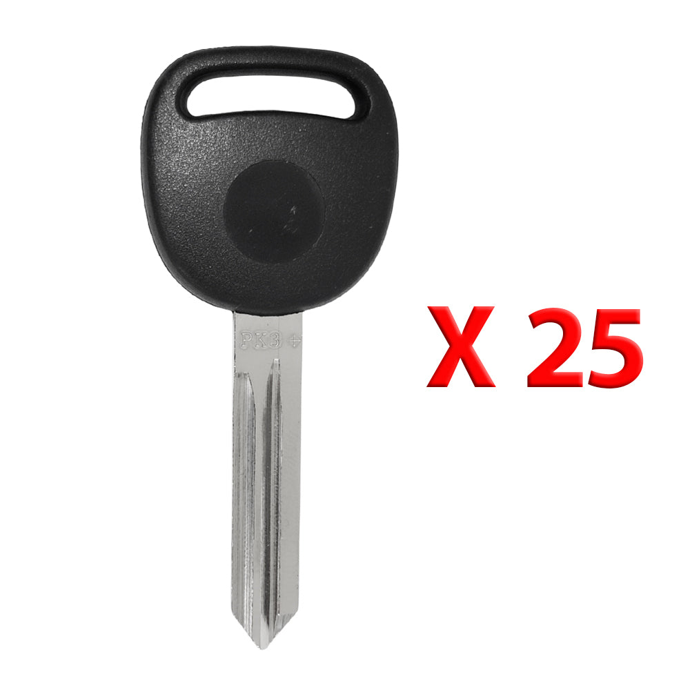 2004 - 2006 Cadillac SRX Transponder key - ID48 Chip (PK3+) - Z Keyway - B115-PT (25 Pack)