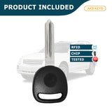 2004 - 2006 Cadillac SRX Transponder key - ID48 Chip (PK3+) - Z Keyway - B115-PT (25 Pack)