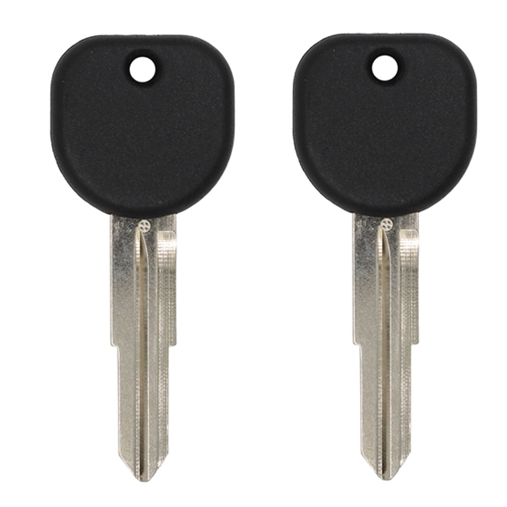 2008 - 2015 Chevrolet Saturn Transponder Key - ID46 Chip (Circle +) - B114R-PT (2 Pack)