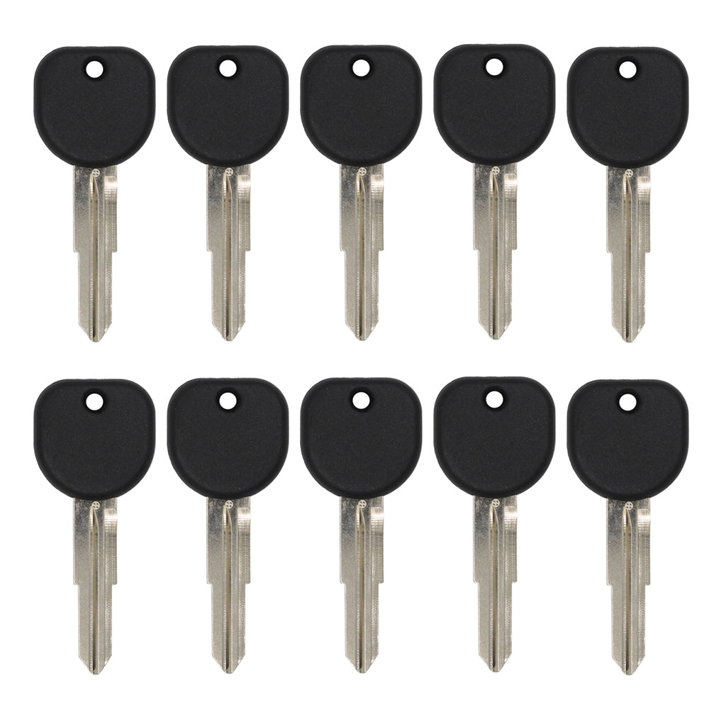 2008 - 2015 Chevrolet Saturn Transponder Key - ID46 Chip (Circle +) - B114R-PT (10 Pack)