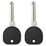 2005 - 2017 GM Transponder key - ID46 - Chip (Circle+) - Z Keyway - B111-PT (2 Pack)