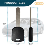 2003 - 2016 Honda Acura Transponder Key -  ID46 Chip "V" - HO03-PT (25 Pack)