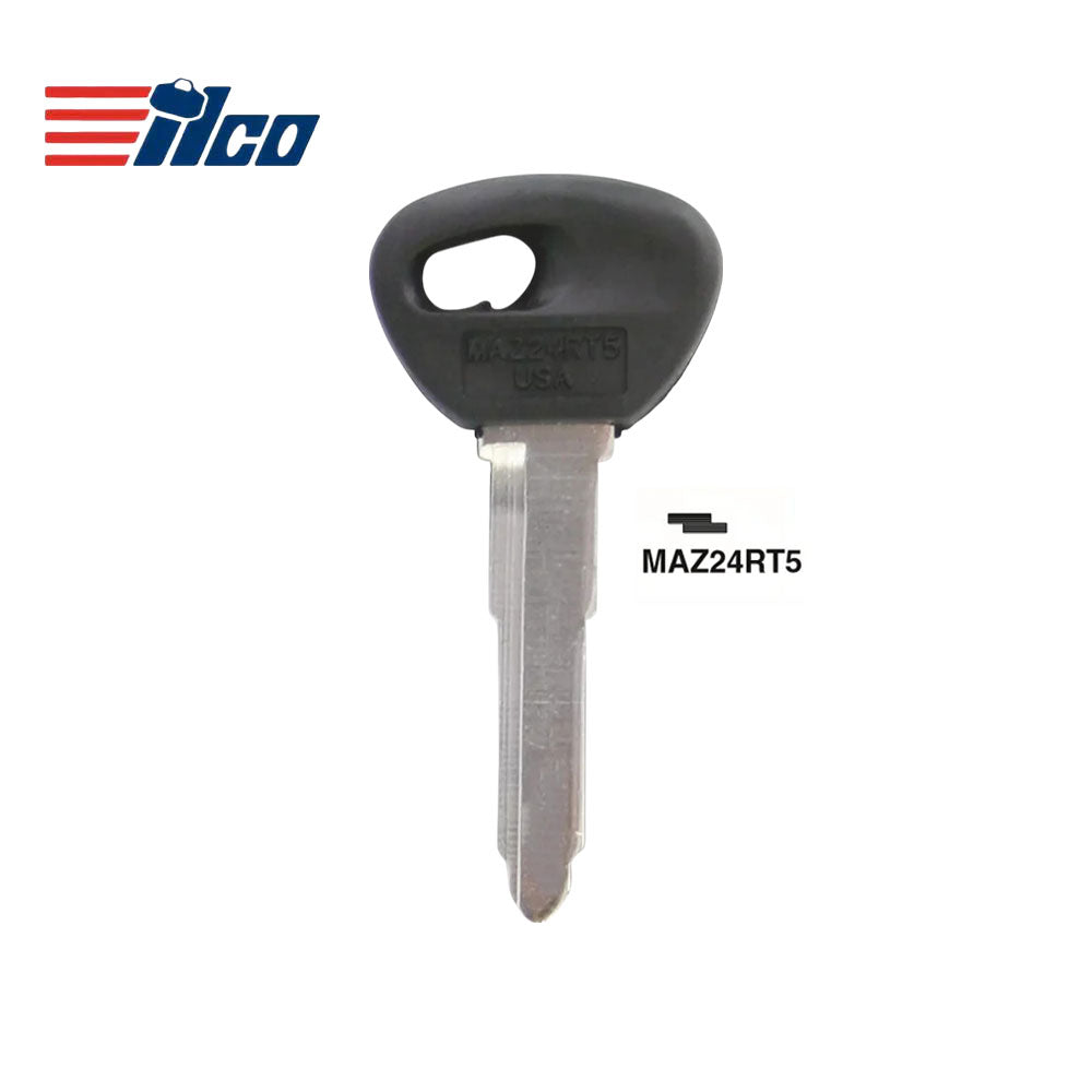 1998 - 1999 Mazda Cloneable Transponder Key - T5 Chip - MAZ24RT5