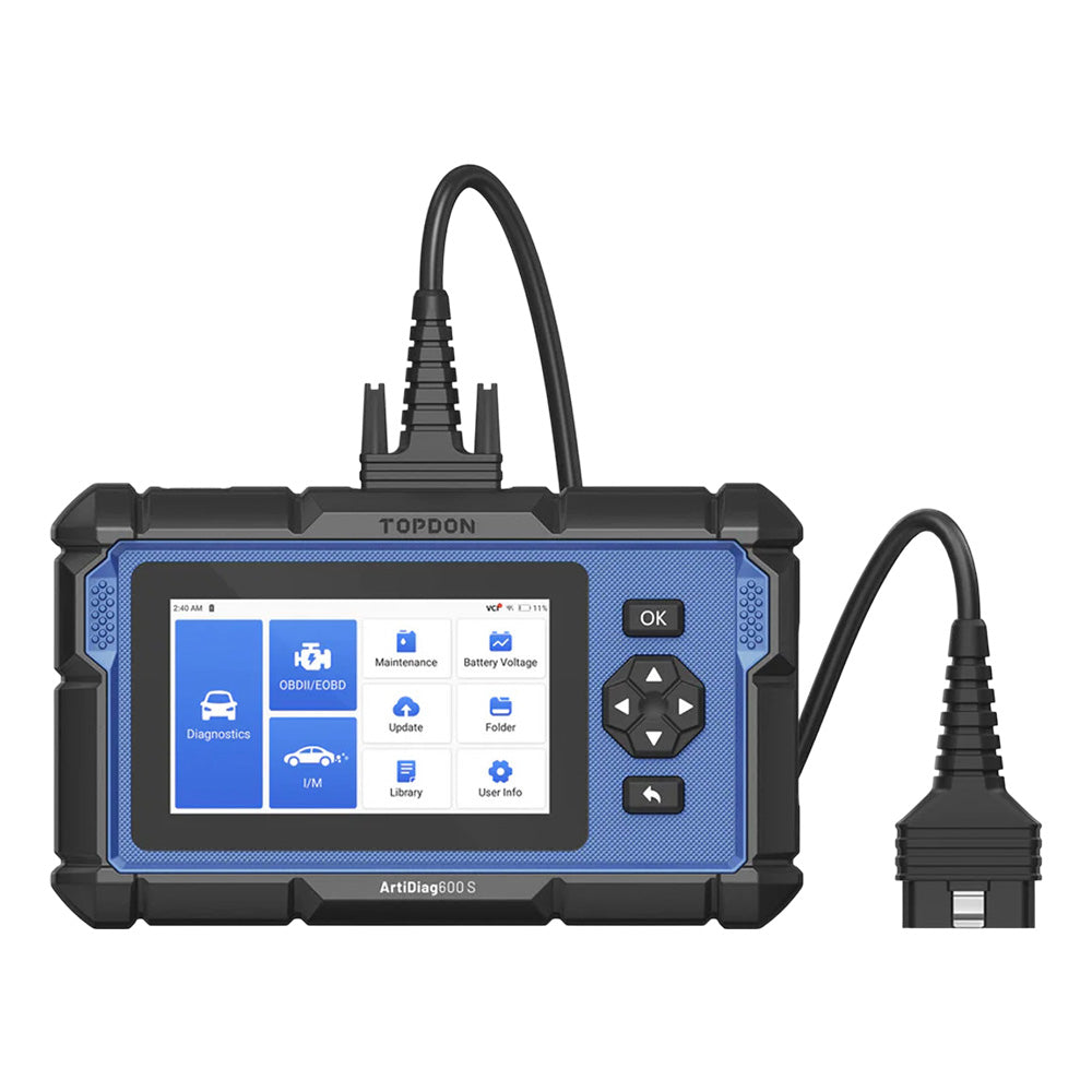 TOPDON AD600S Artidiag 5" Diagnostic Scan Tool for PCM/TCM/ABS/SRS with Lifetime Updates