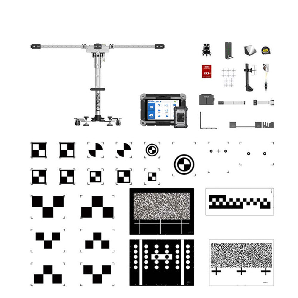 TOPDON Phoenix Mobile Adas Foldable Calibration Basic Package with Free Phoenix LITE 3