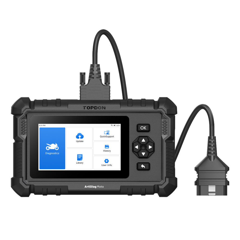 TOPDON ArtiDiag Moto 5" Motorcycle and Powersports Diagnostic Tool