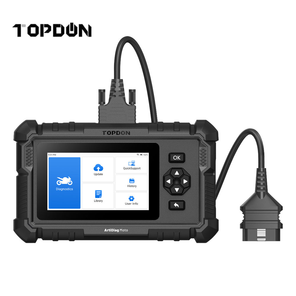 TOPDON ArtiDiag Moto 5" Motorcycle and Powersports Diagnostic Tool