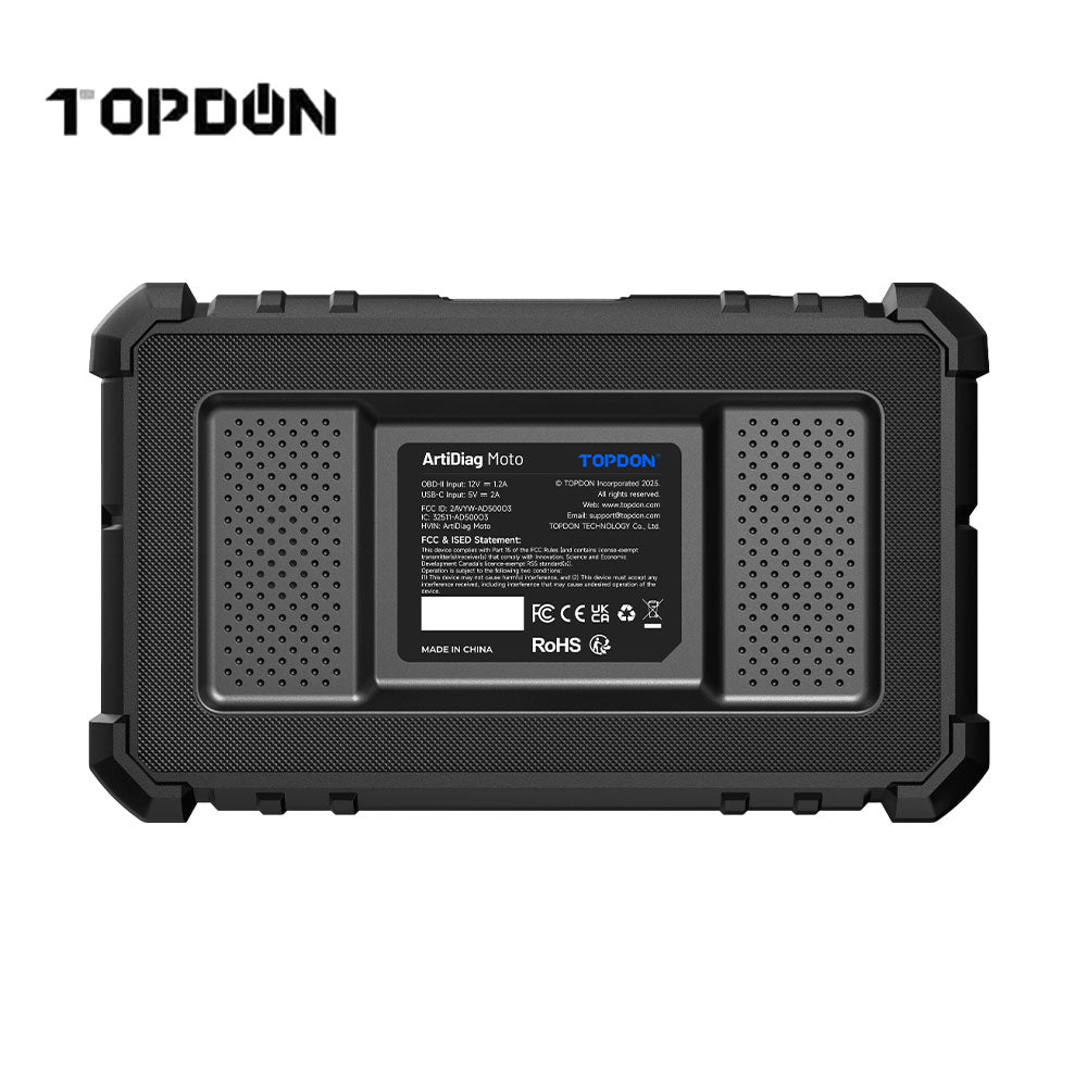 TOPDON ArtiDiag Moto 5" Motorcycle and Powersports Diagnostic Tool