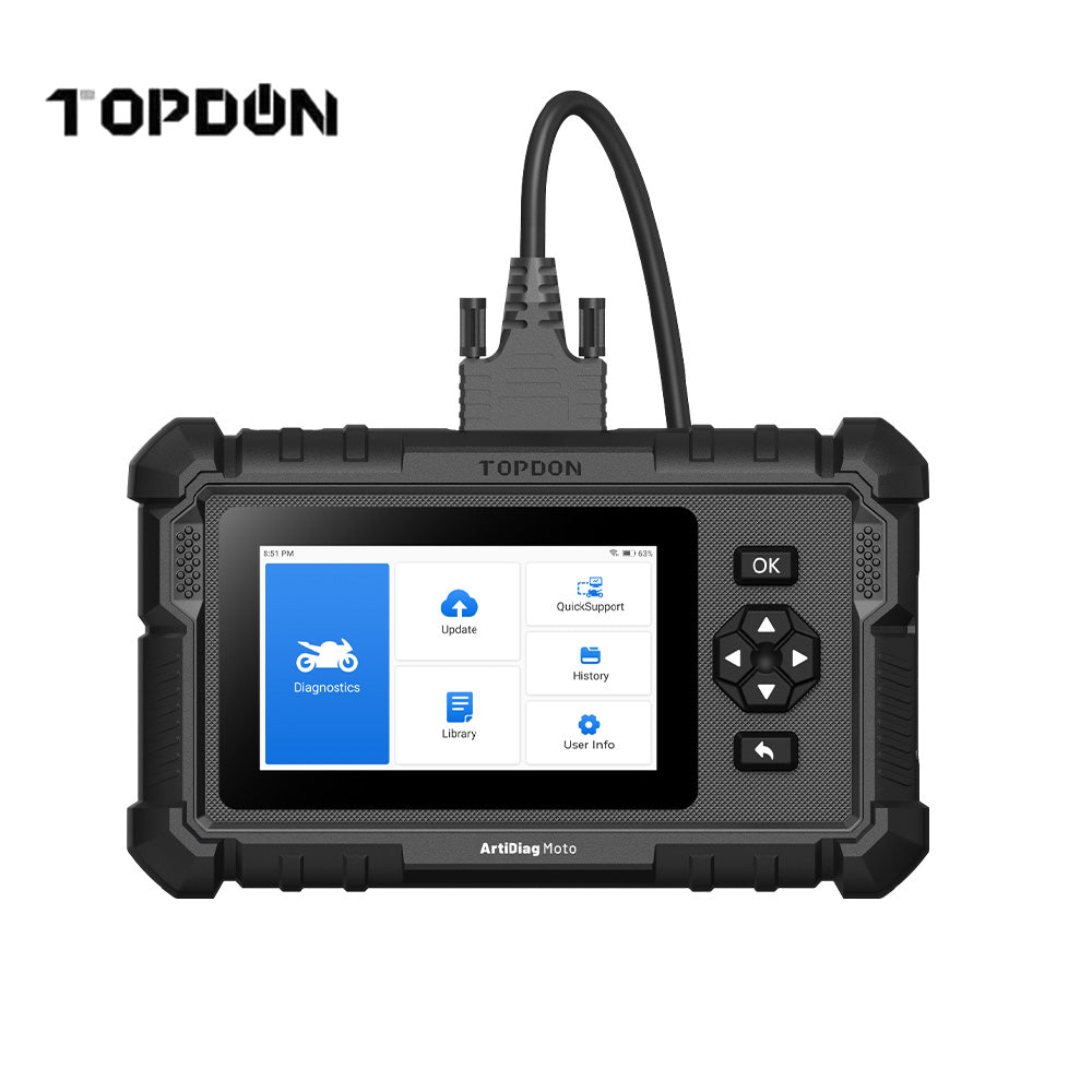 TOPDON ArtiDiag Moto 5" Motorcycle and Powersports Diagnostic Tool