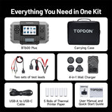 TOPDON BT600 PLUS 2-in-1 Battery and Resistance Tester for 6V, 12V, 24V Systems