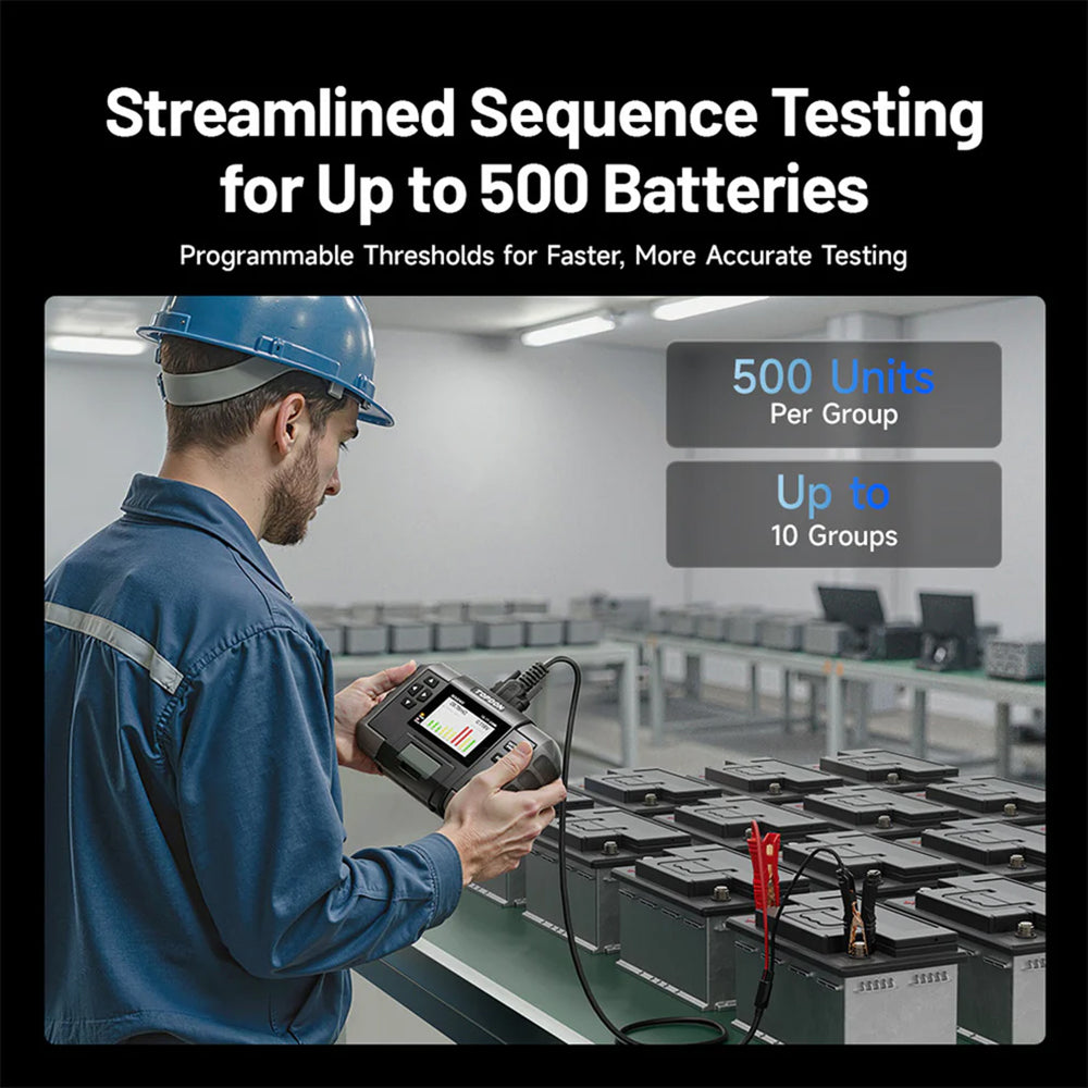 TOPDON BT600 PLUS 2-in-1 Battery and Resistance Tester for 6V, 12V, 24V Systems