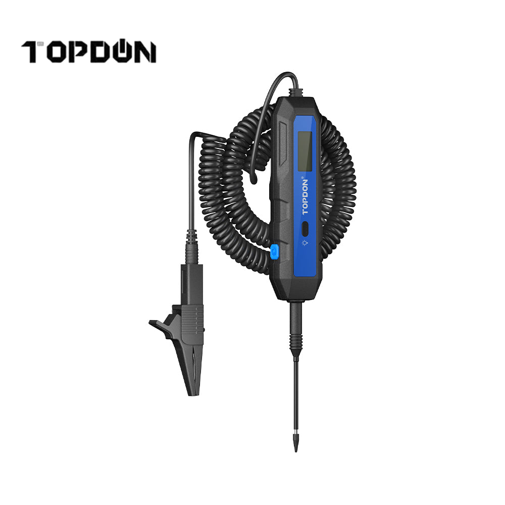 TOPDON CT100 Professional Automotive Circuit Tester with Load Test, LCD Display and Polarity Alerts