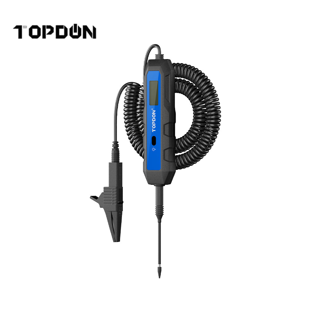 TOPDON CT100 Professional Automotive Circuit Tester with Load Test, LCD Display and Polarity Alerts