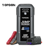 TOPDON JumpSurge2500 Power Bank Jump Starter and Flashlight for 12V Battery Vehicles