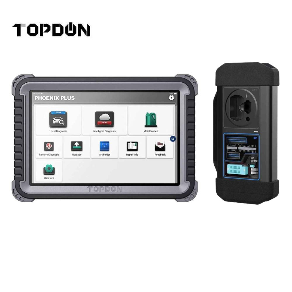 TOPDON PHOENIX PLUS Diagnostic Scanner with T-Ninja Box OBD IMMO