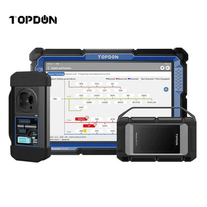 TOPDON - Phoenix Smart - Intelligent Diagnostic Scanner with T-Ninja Box - OBD IMMO System & Key Programmer