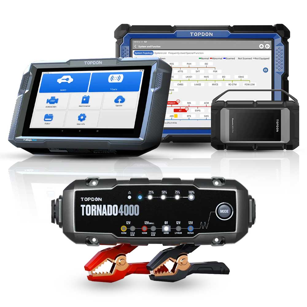 TOPDON Phoenix Smart Diagnostic Scanner with T-Ninja Pro Key