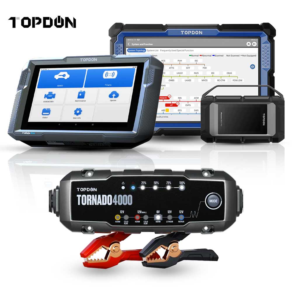 TOPDON Phoenix Smart Diagnostic Scanner with T-Ninja Pro Key