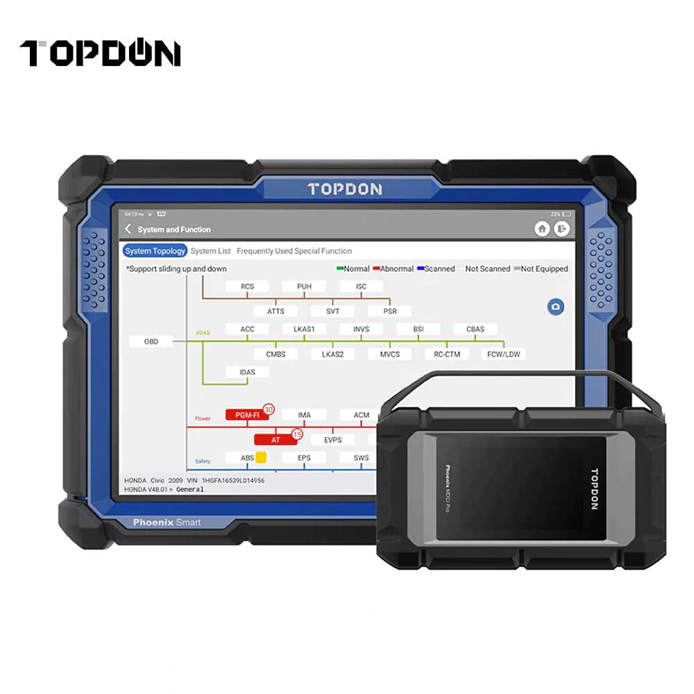 TOPDON Phoenix Smart Diagnostic Scanner with T-Ninja Pro Key