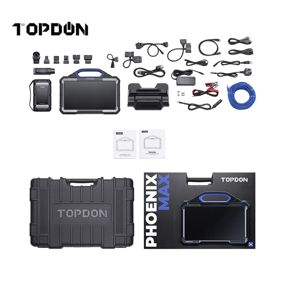 TOPDON PHOENIX MAX BASIC 3.3'' OE-Level Diagnostic Scan Tool with Docking Station & Cloud-Based Programming