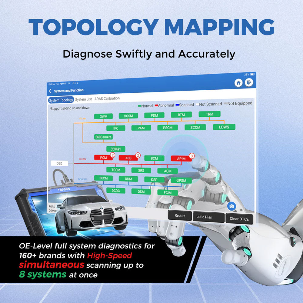 TOPDON PXXLINK Phoenix XLink OE-Level Scan Tool with Cloud-Based