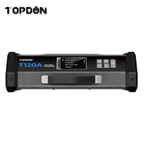 TOPDON - Tornado1200005 with 16 Ft Clamp - 120A Stable Power Supply and 12V Battery Charger