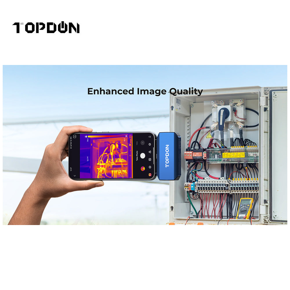 TOPDON TC001 Plus Dual-Lens Thermal Imaging Camera for Android and