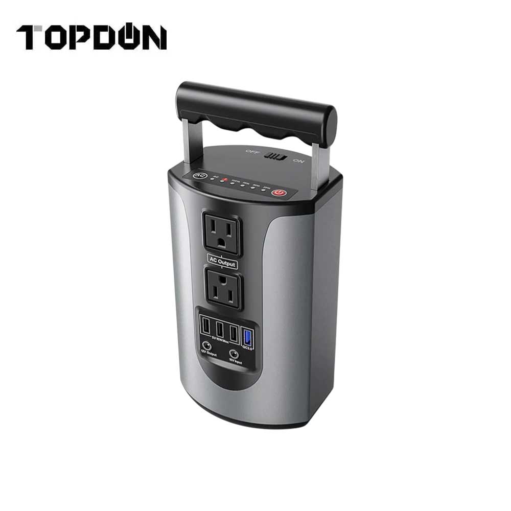 TOPDON Tornado 120000 Power Supply and 12V Battery Charger with Hurricano 200 Portable Lithium Power Station