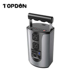 TOPDON Tornado 120000 Power Supply and 12V Battery Charger with Hurricano 200 Portable Lithium Power Station