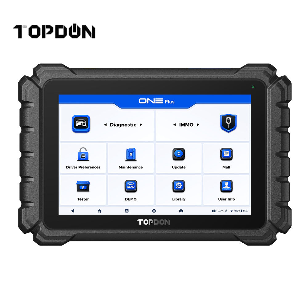 TOPDON TDONEPLUS 10.1" Professional Advanced Automotive Diagnostic Scan Tool with J2534 ECU Programmer